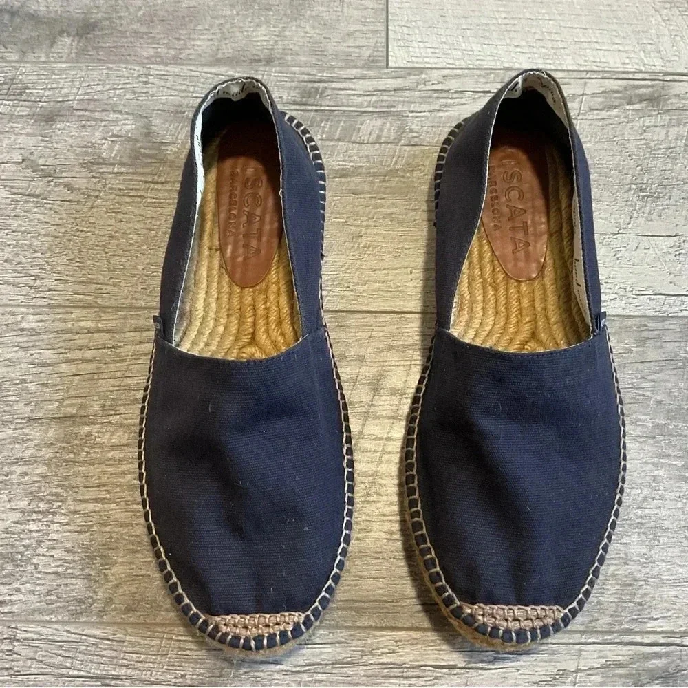 Viscata Barcelona Barceloneta Canvas‎ Espadrille Flat Size 42